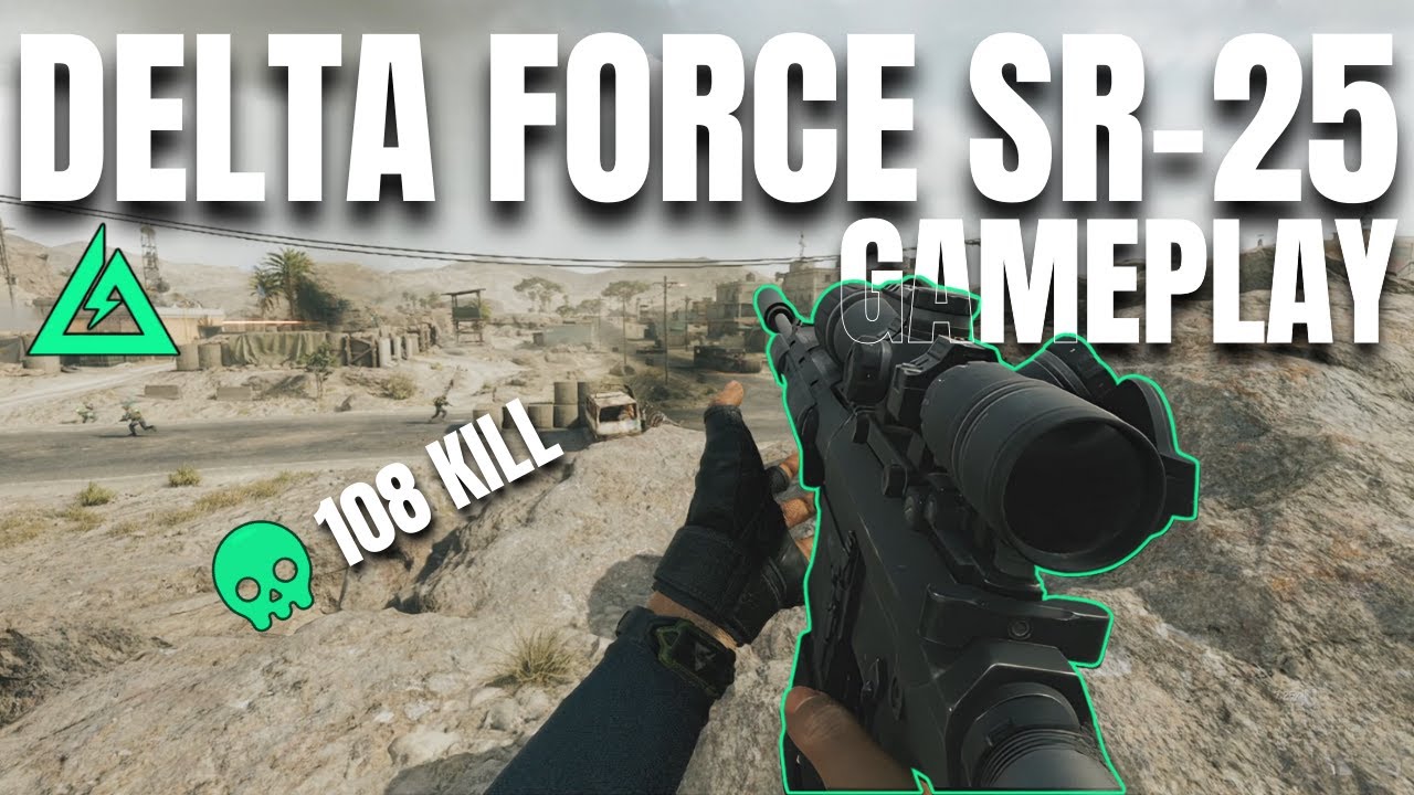 Delta Force Hawk Ops Full Gameplay, SR-25 DMR 108 Kill Gameplay, Havoc Warfare Gameplay