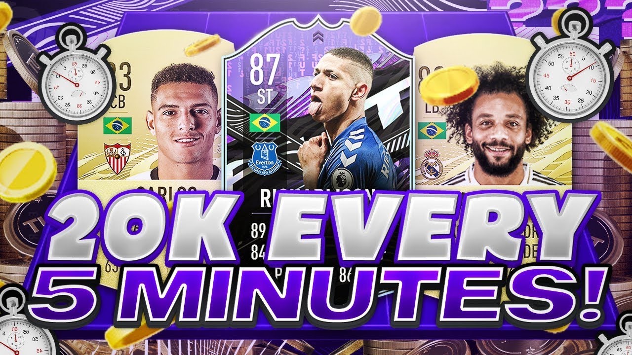 20K EVERY 5 MINS FIFA 21 BEST TRADING METHOD (FIFA 21 SNIPING FILTERS) WHAT IF