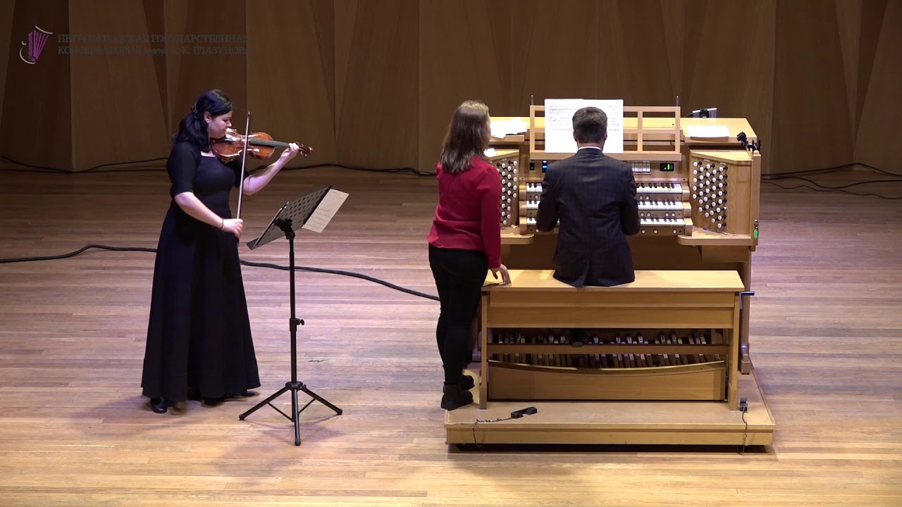 A. Vivaldi concerto for violin and organ d moll, RV 541 (II)