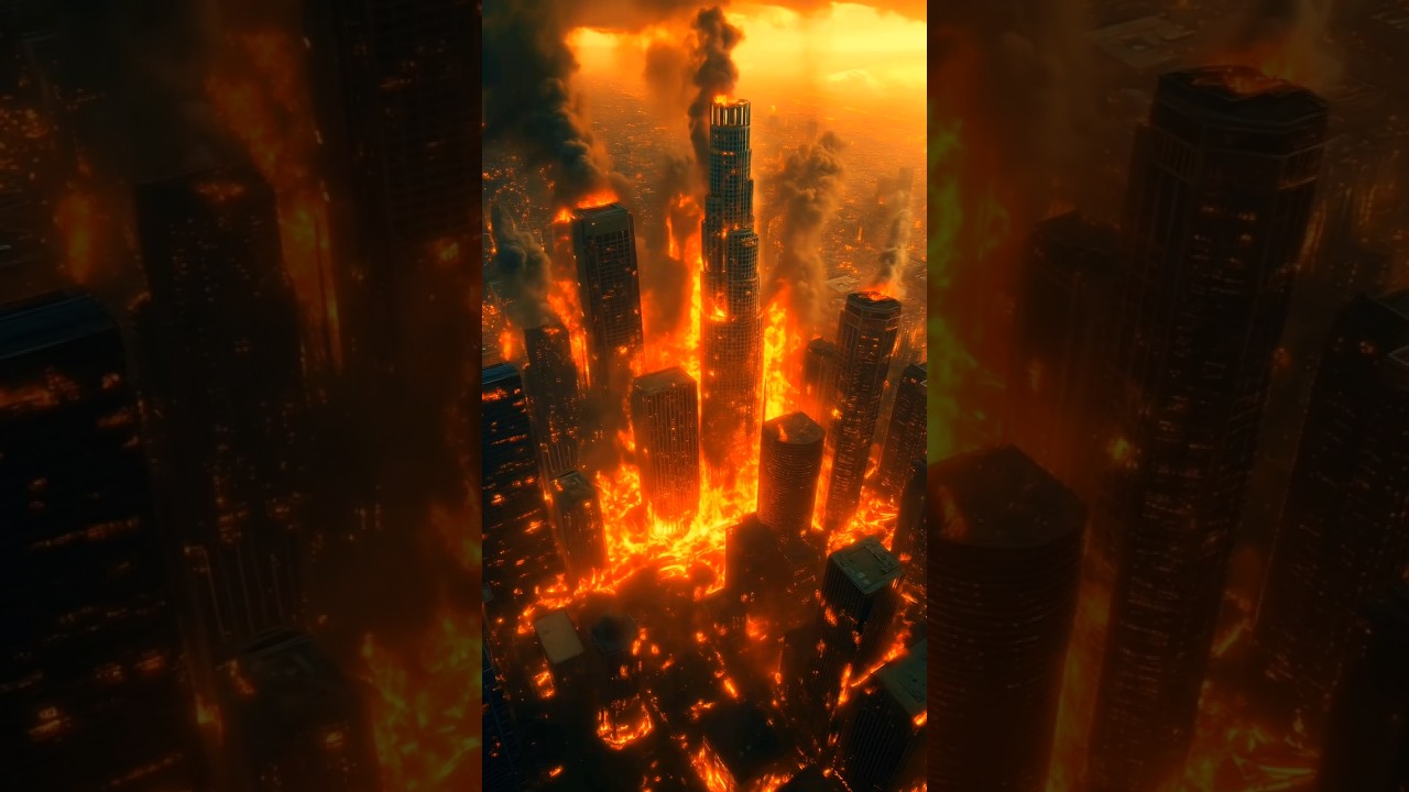 Los Angeles California Fire today 😓🥵 #fire #losangeles #california #usashorts