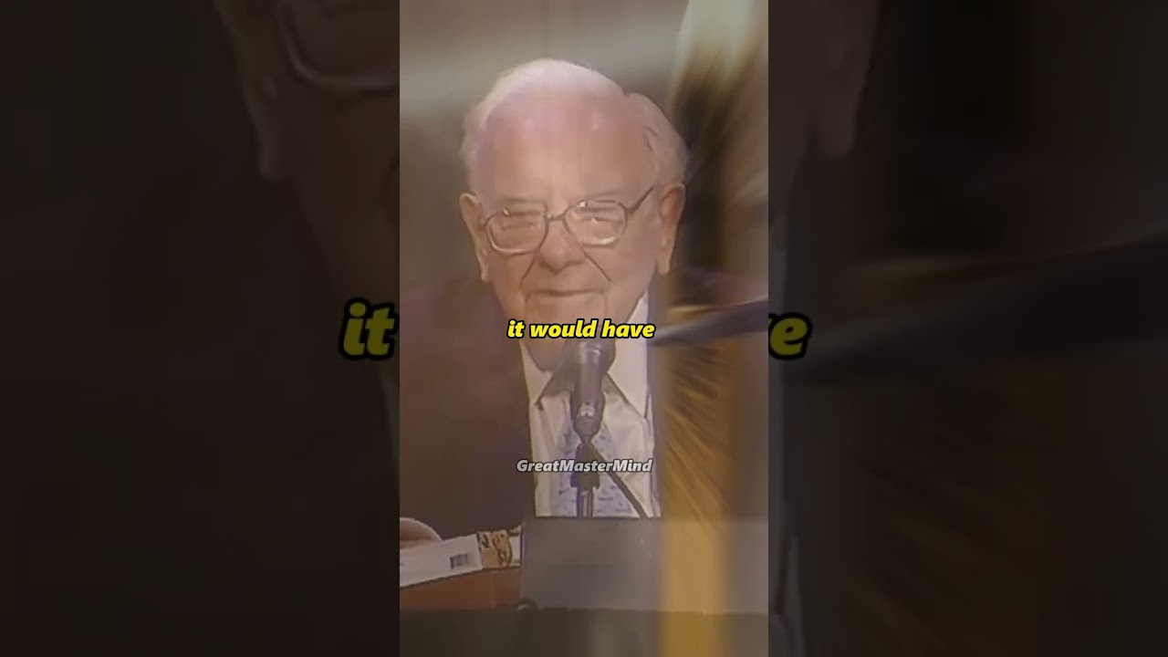 ⭐What alternative investment📊Warren Buffett recommend over gold✨