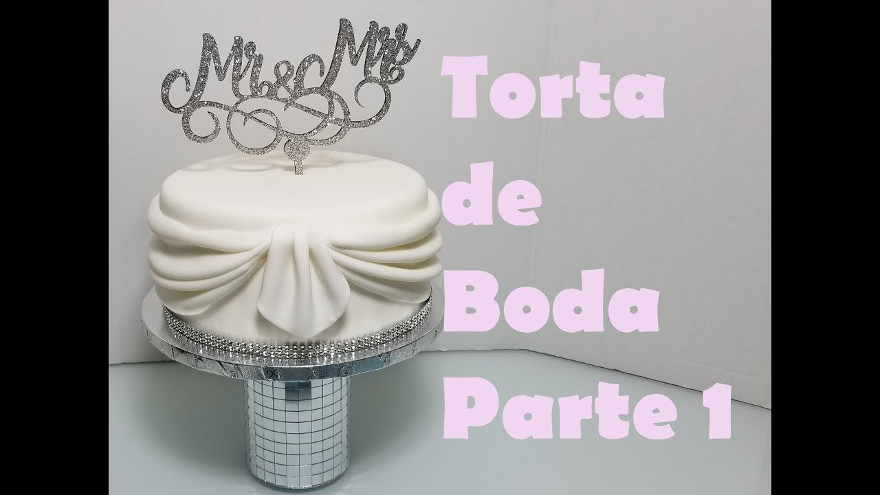 TORTA DE BODA | FACIL EN FONDANT | PARTE 1