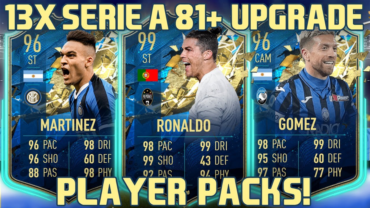 THESE ARE OP!! 13X 81+ SERIE A UPGRADE PACKS! FIFA 20 ULTIMATE TEAM