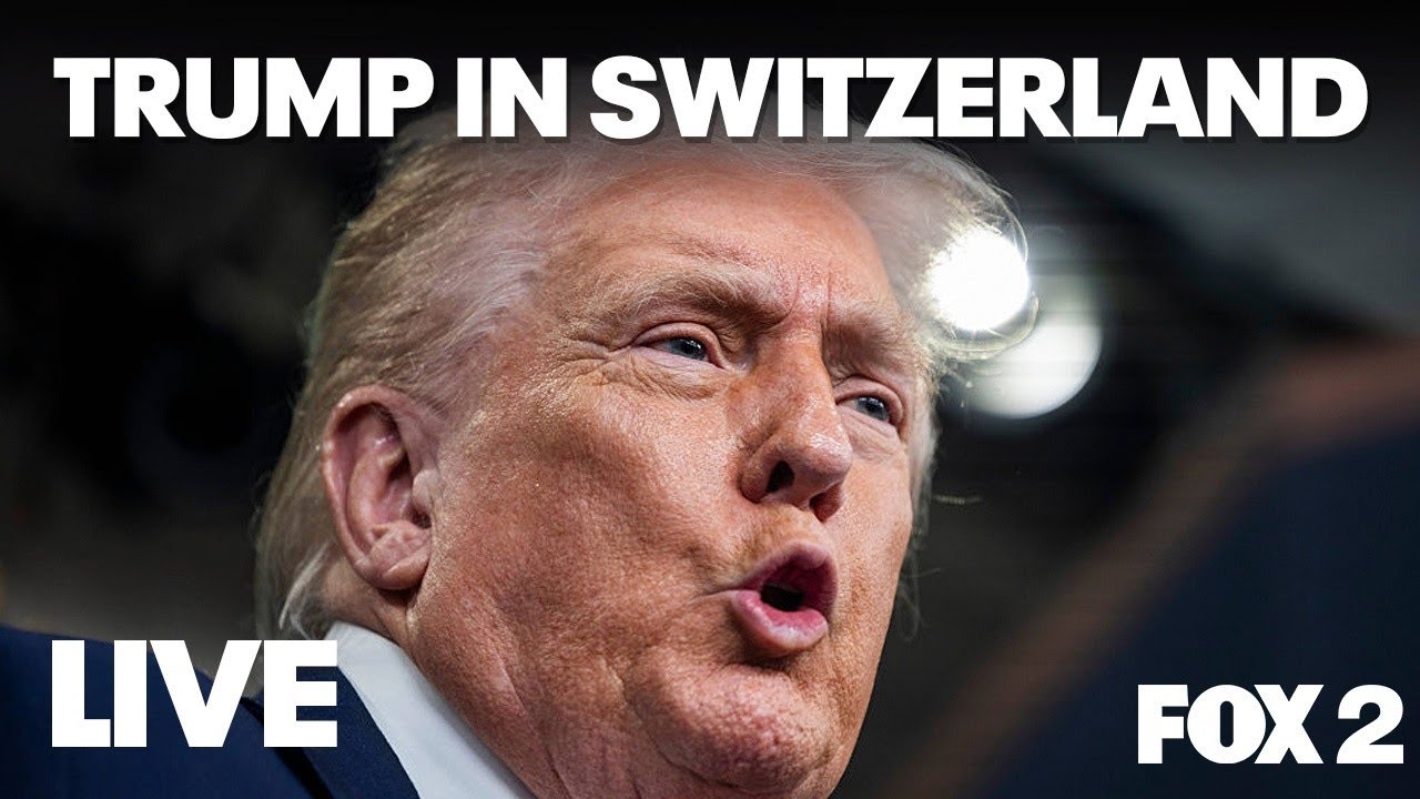 President Trump LIVE in Switzerland at World Economic Forum