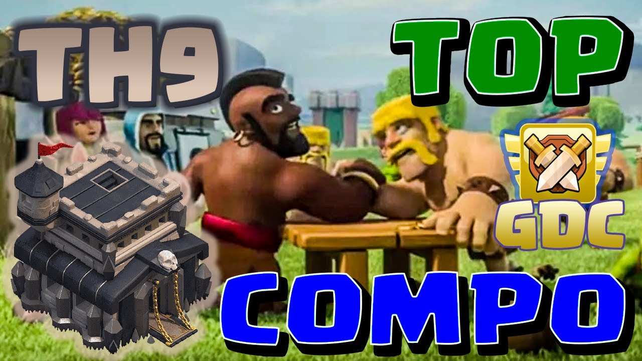 TOP COMPO HDV 9 GDC, LIGUE et RUSH Légende EASY en TH9 #compo #th9 #top1 | 𝐂𝐥𝐚𝐬𝐡 𝐨𝐟 𝐂𝐥𝐚𝐧𝐬 𝐅𝐑 🇫🇷
