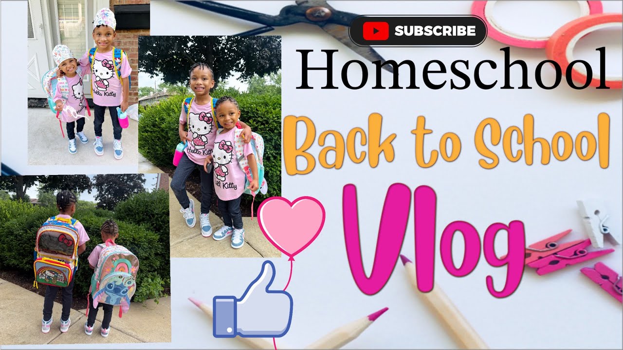 BACK TO SCHOOL HOMESCHOOL VLOG | 1ST GRADE & PRE-K! 