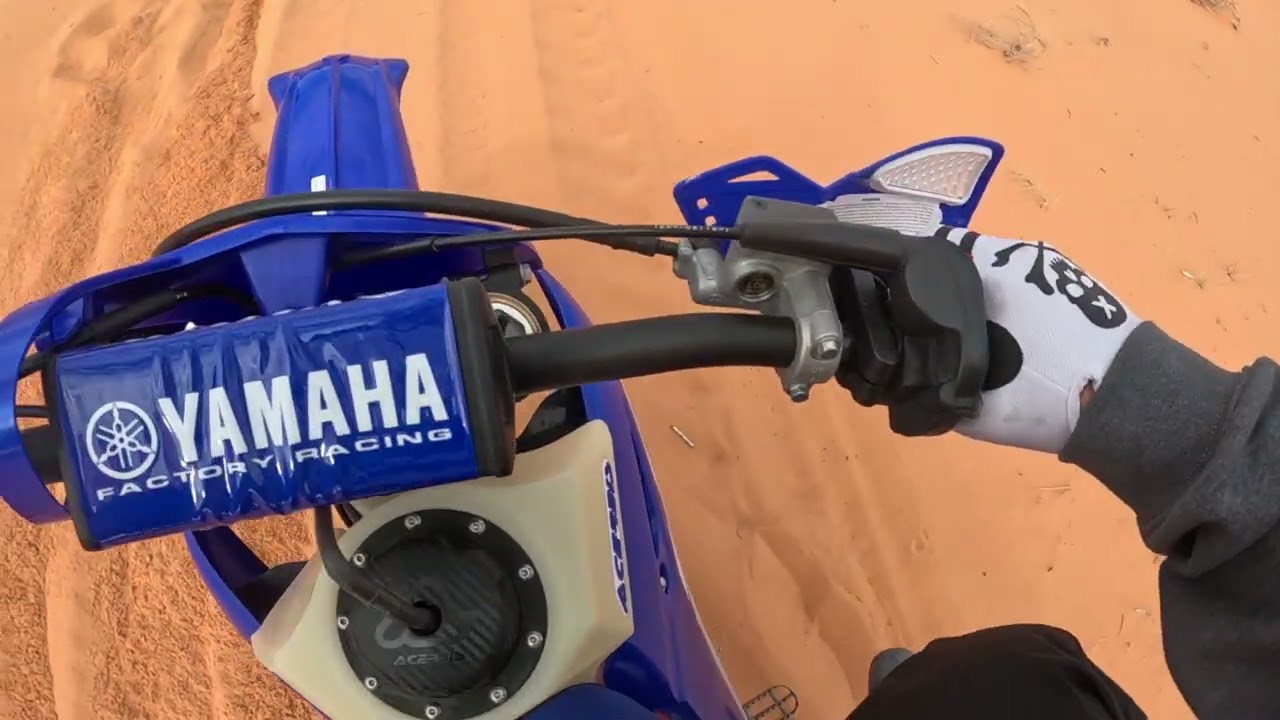 Blown up bike at coral dunes 