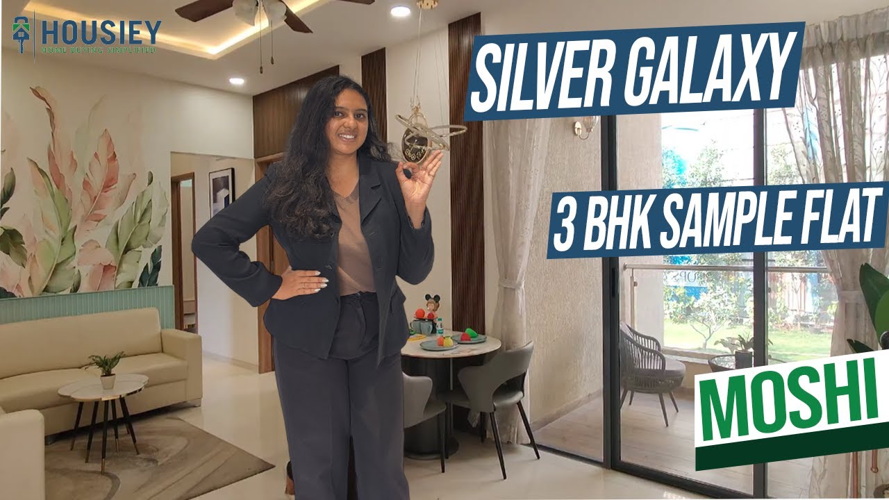 Silver Galaxy Moshi Sample Flat | 3 BHK Flat Tour [2025] | Silver Group Moshi Project