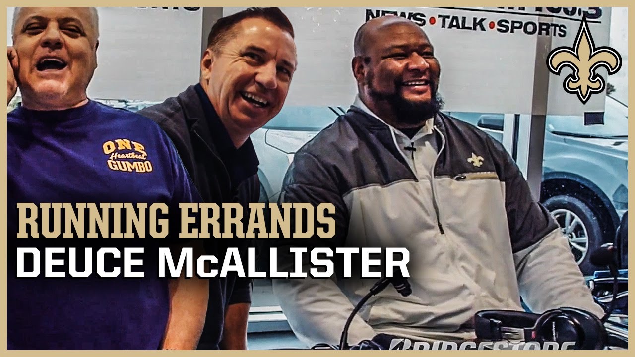 Deuce McAllister Thinks Back On His Career | Running Errands with Saints Legends | Ep. 6