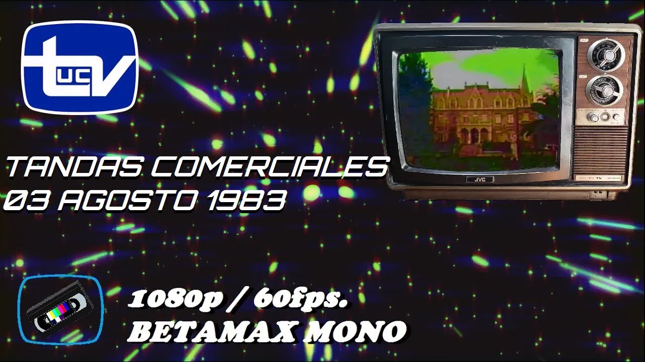 Tandas Comerciales Canal 13 UCTV - 03 Agosto 1983