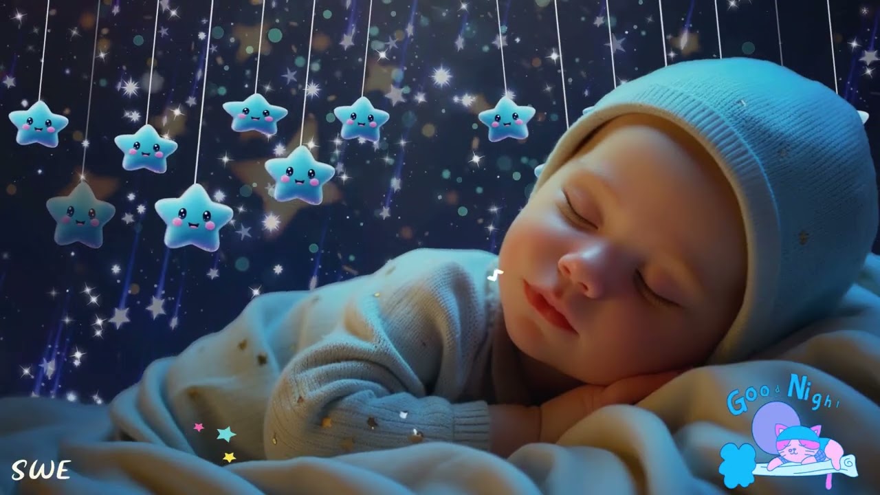 Soothing Baby Sleep 🌙 Calm in 3 Minutes 💤 Mozart & Brahms Soft Night Lullabies