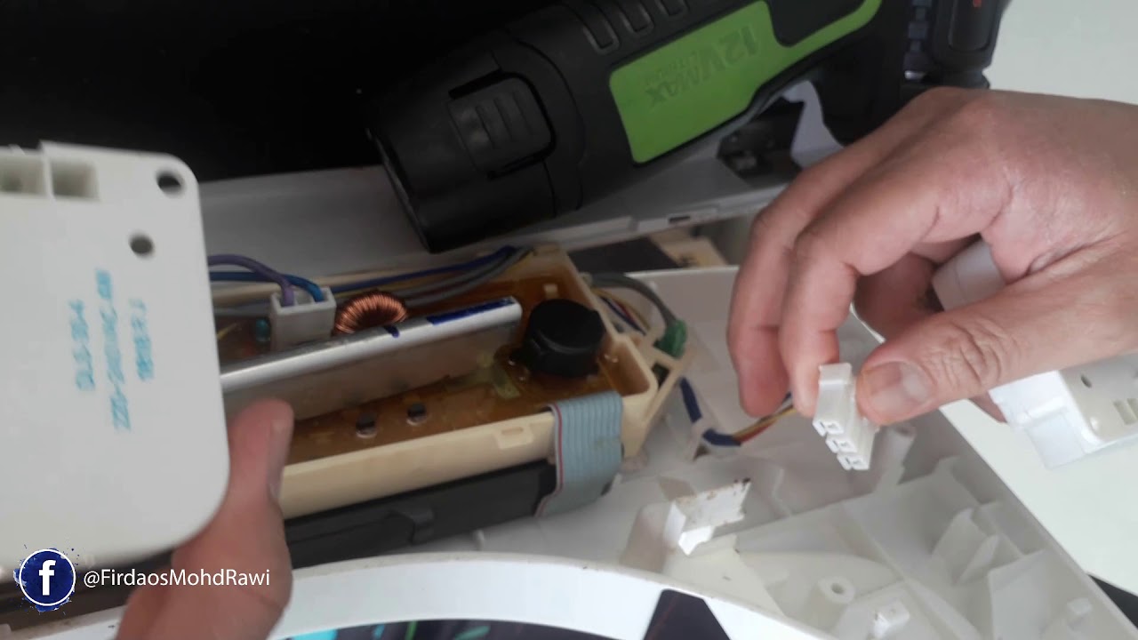 MASALAH MESIN BASUH ERROR 23 (LID LOCK) TOSHIBA AW-1190S / AW-9790S , TENGOK VIDEO NI