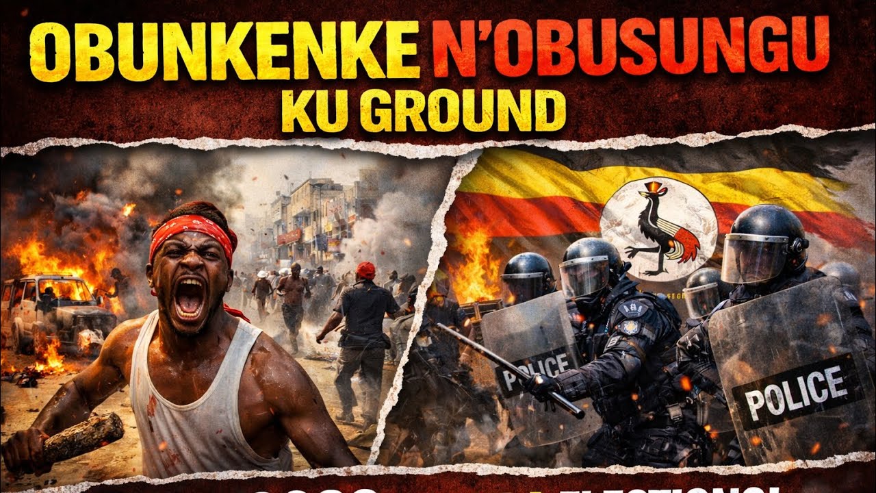 CHAOS AND TENSION AFTER THE 2026 UGANDA ELECTIONS.KYAGULANYI ALANGIRIDDE KATI MUYEKEELA.