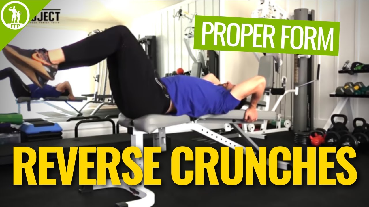 How To Do A Reverse Crunch Correctly - Top Exercise For Lower Abs