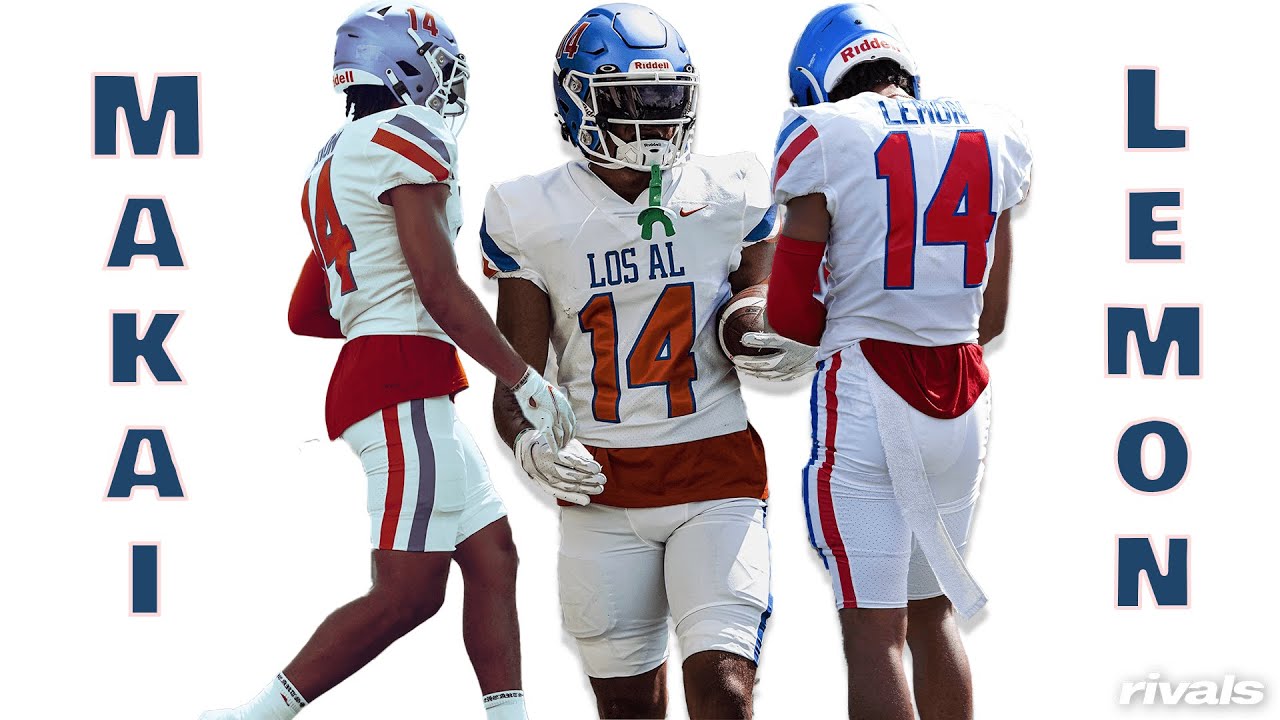USC commit Four-star WR Makai Lemon highlights vs American Heritage