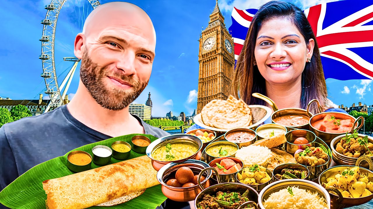 Ultimate UK Indian Food Tour!! Must Try Biryani, Dosas, and Tandoor!!