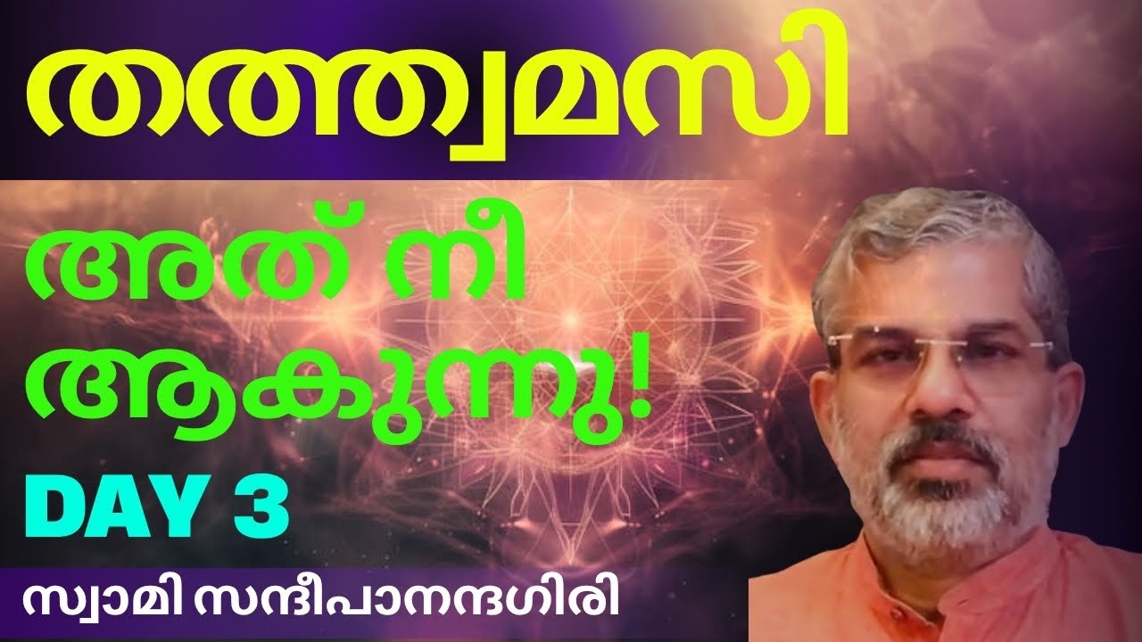 Day 03 | തത്ത്വമസി | Swami Sandeepananda Giri