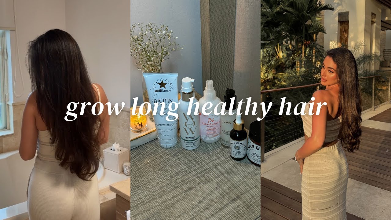 КАК БЫСТРО ОТРАСТИТЬ ДЛИННЫЕ ЗДОРОВЫЕ ВОЛОСЫ ♡ лучшие советы по росту здоровых, густых и длинных ...