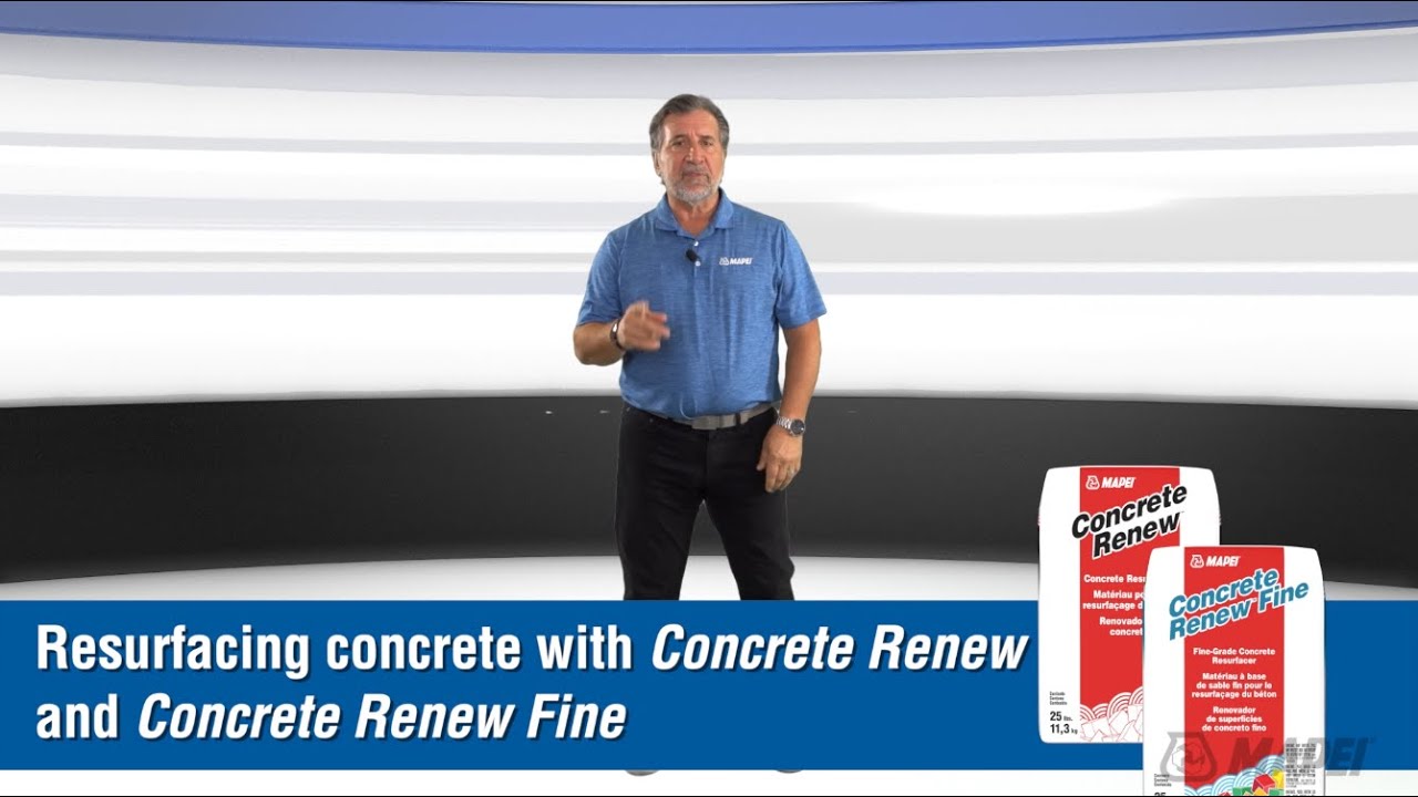 MTI-TV: Resurfacing concrete with Concrete Renew and Concrete Renew Fine