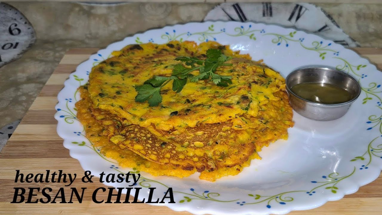 Perfect Besan Ka Chilla Recipe | How to make Crispy Besan Chilla | Healthy Nashta