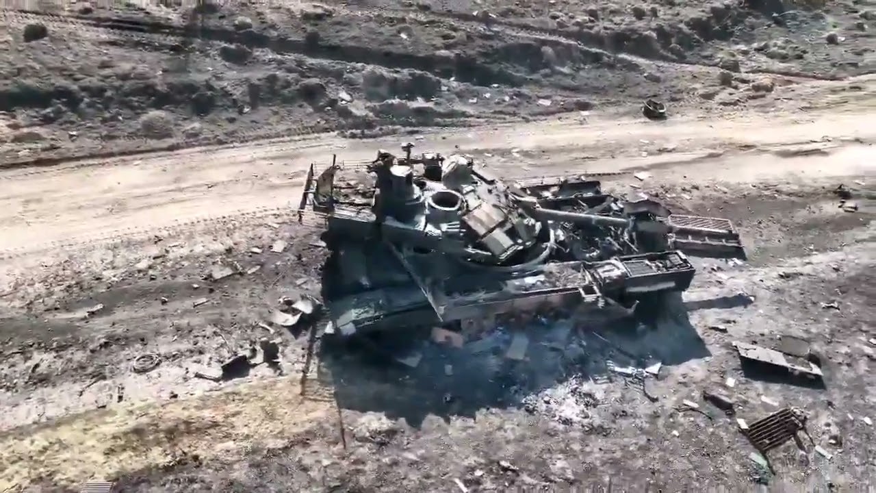 Russian T-90 Tank Destroyed