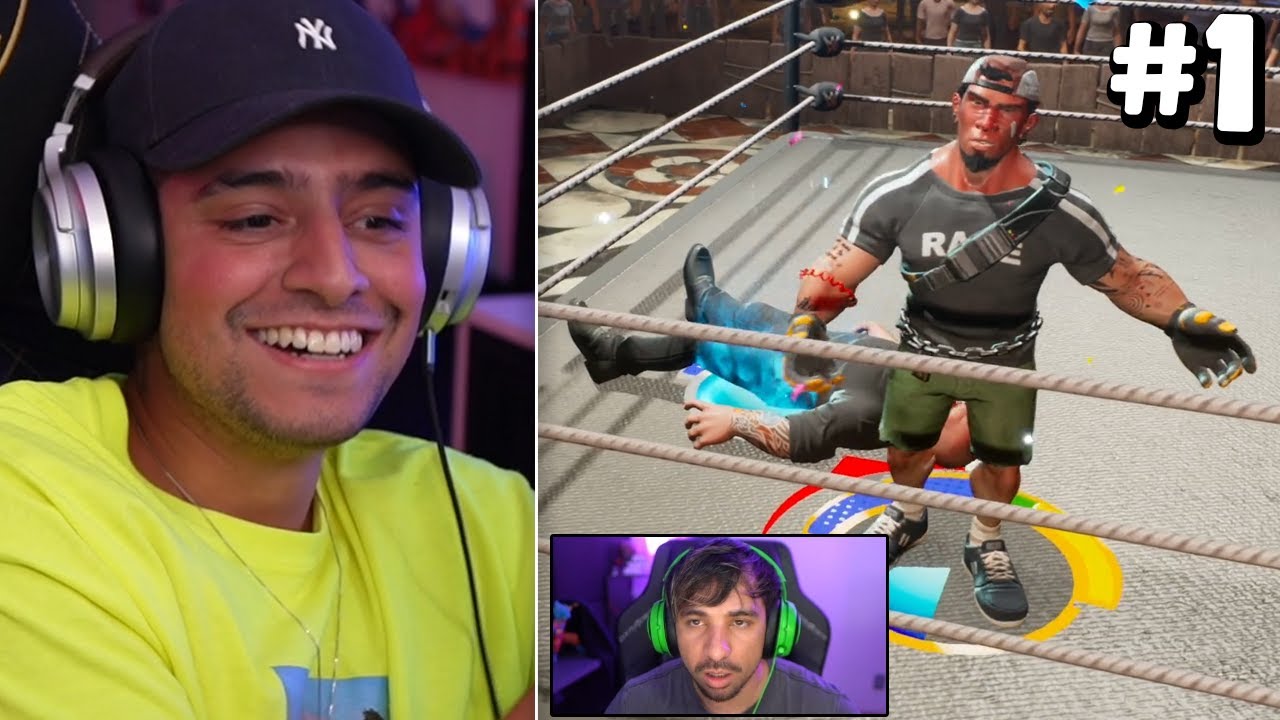 CORINGA, PIUZINNHO, TODURO JOGANDO WWE 2K Battlegrounds EP 1
