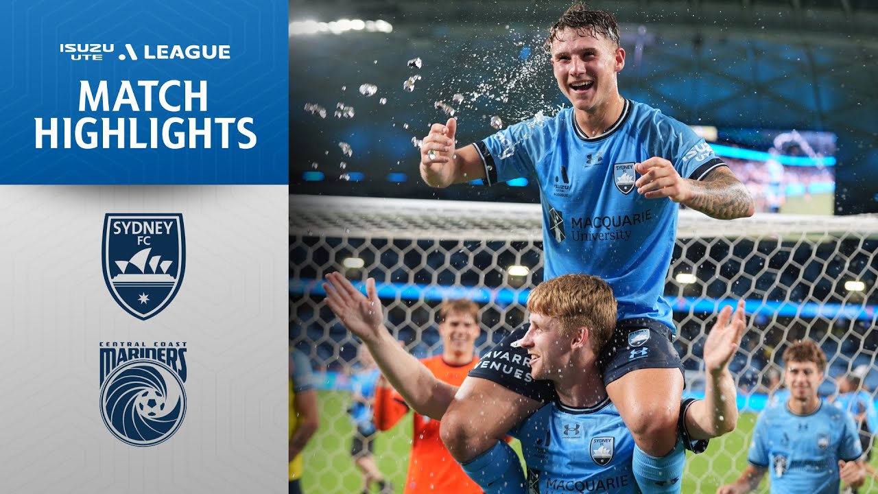 HIGHLIGHTS: Sydney FC v Central Coast Mariners | Isuzu UTE A-League Round 13