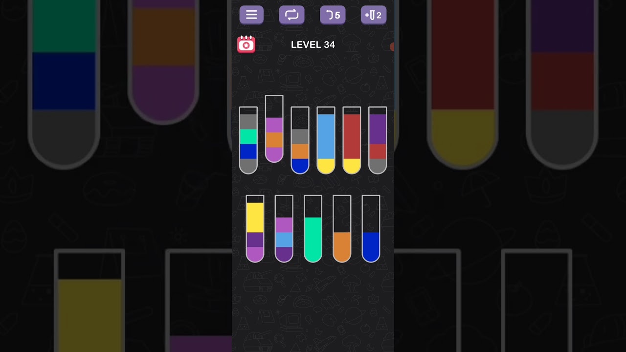 Water Sort Puzzle - Sort Color Level 34
