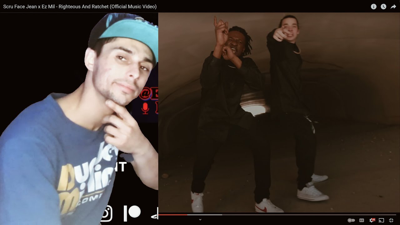 Talk about Flows! EV reacts to Scru Face Jean Ft EZ Mil- Righteous and Rachet (Official Video) Fire!