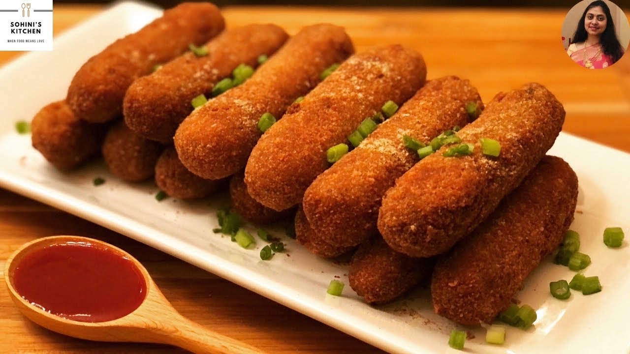Crispy Egg Fingers Recipe | How to Make Egg Fingers? | Easy Egg Starter