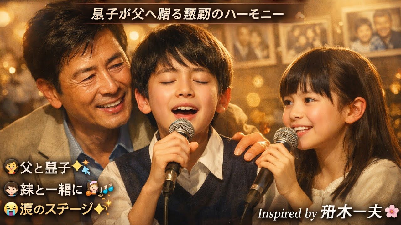 🌸🎤 息子が父へ贈る感動の歌 😭👨‍👦 家族の奇跡のハーモニー ✨｜Inspired by 舟木一夫 🎶