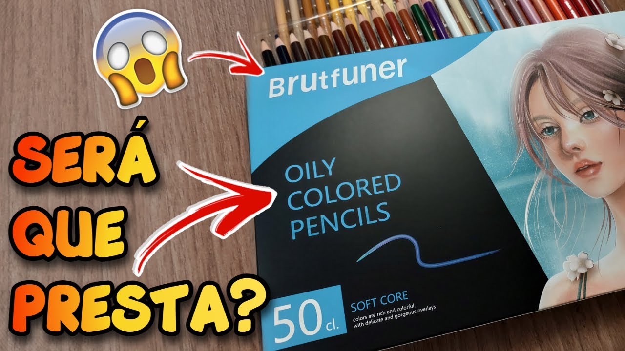 KIT 50 TONS DE PELE - Lápis de cor Brutfuner ( UNBOXING )