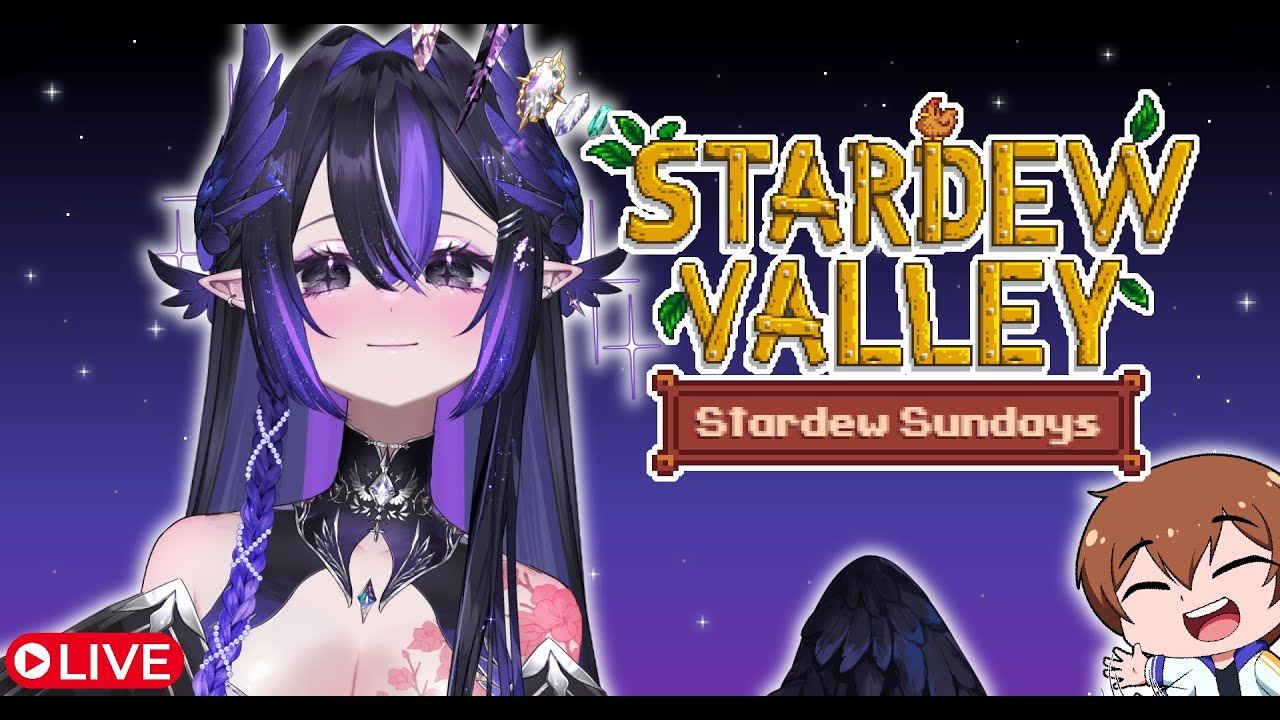 ✦Stardew Sundays!✦First playthrough!🐦‍⬛✦ with @hawkblooYT ✦