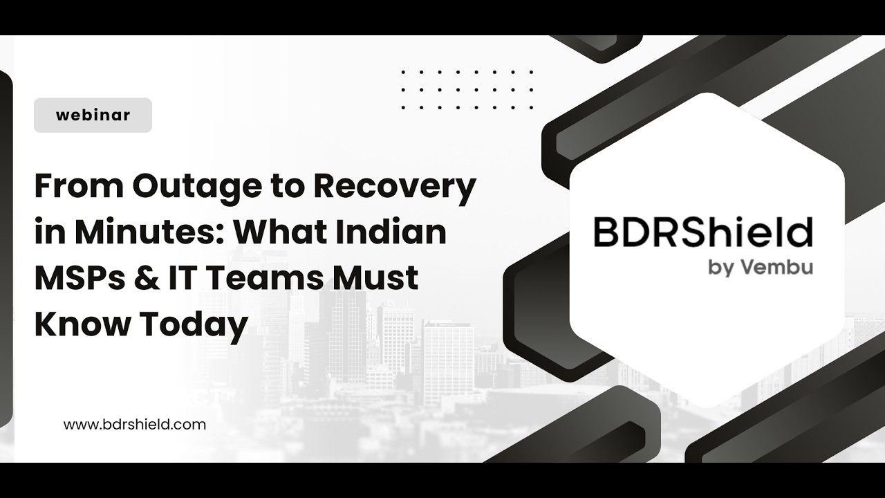 Recover from IT Outages in Minutes – What Indian MSPs Must Know