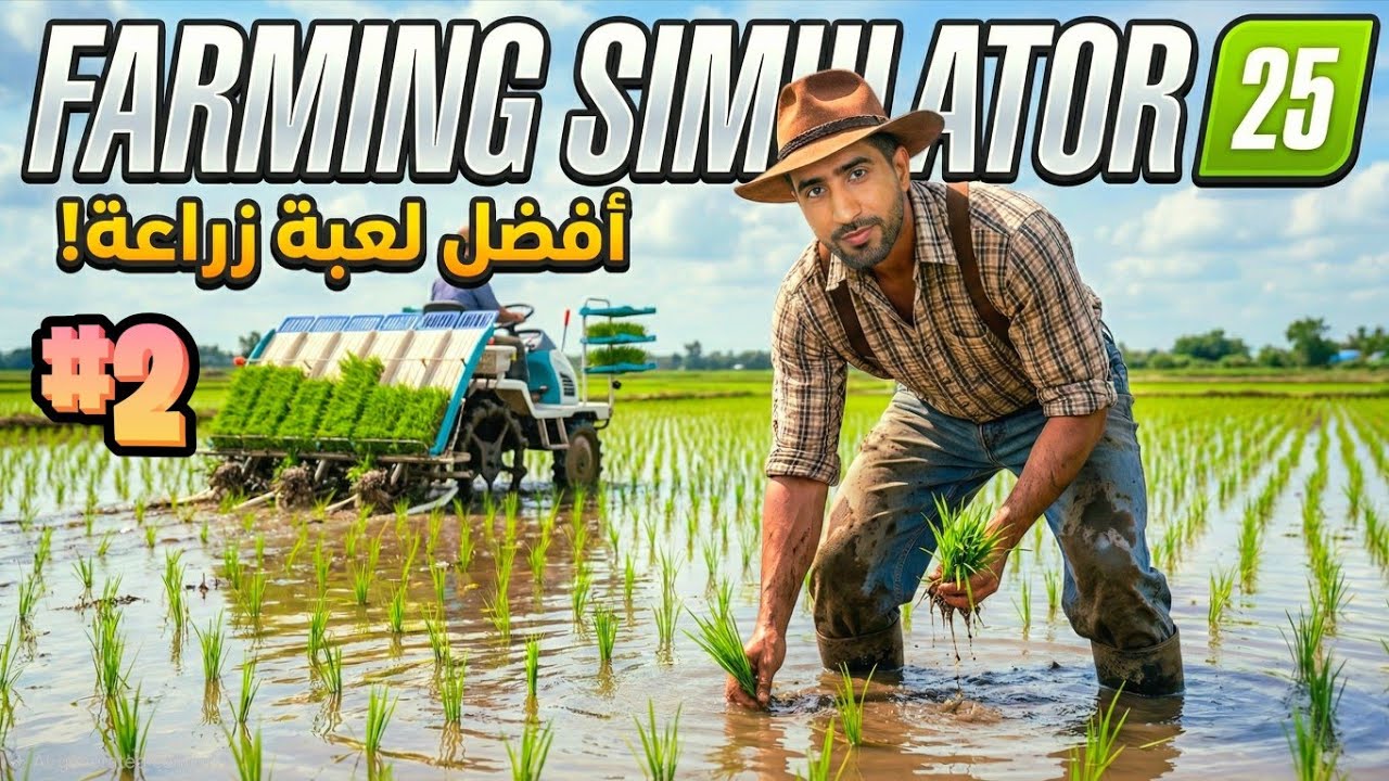 زراعة الأرز لأول مرة في المغرب Farming Simulator 25🇲🇦
