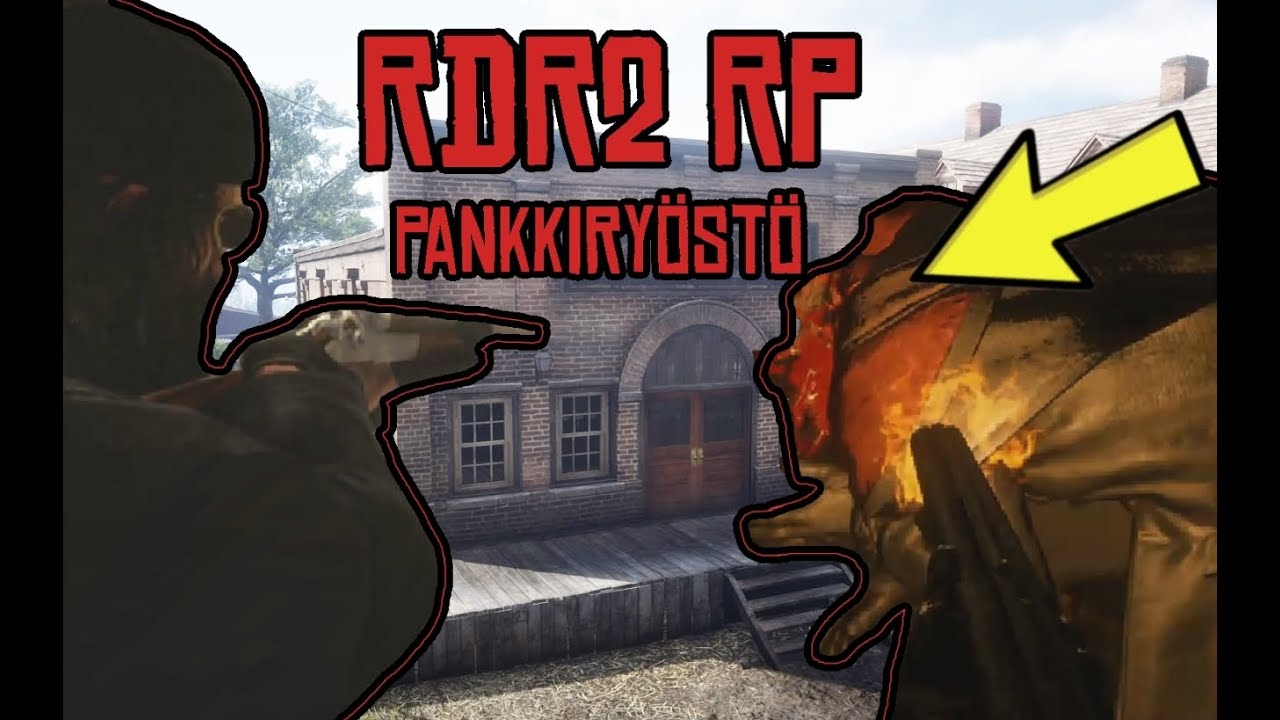 RDR2 RP - Jokke ampuu pään irti ja ryöstää pankin