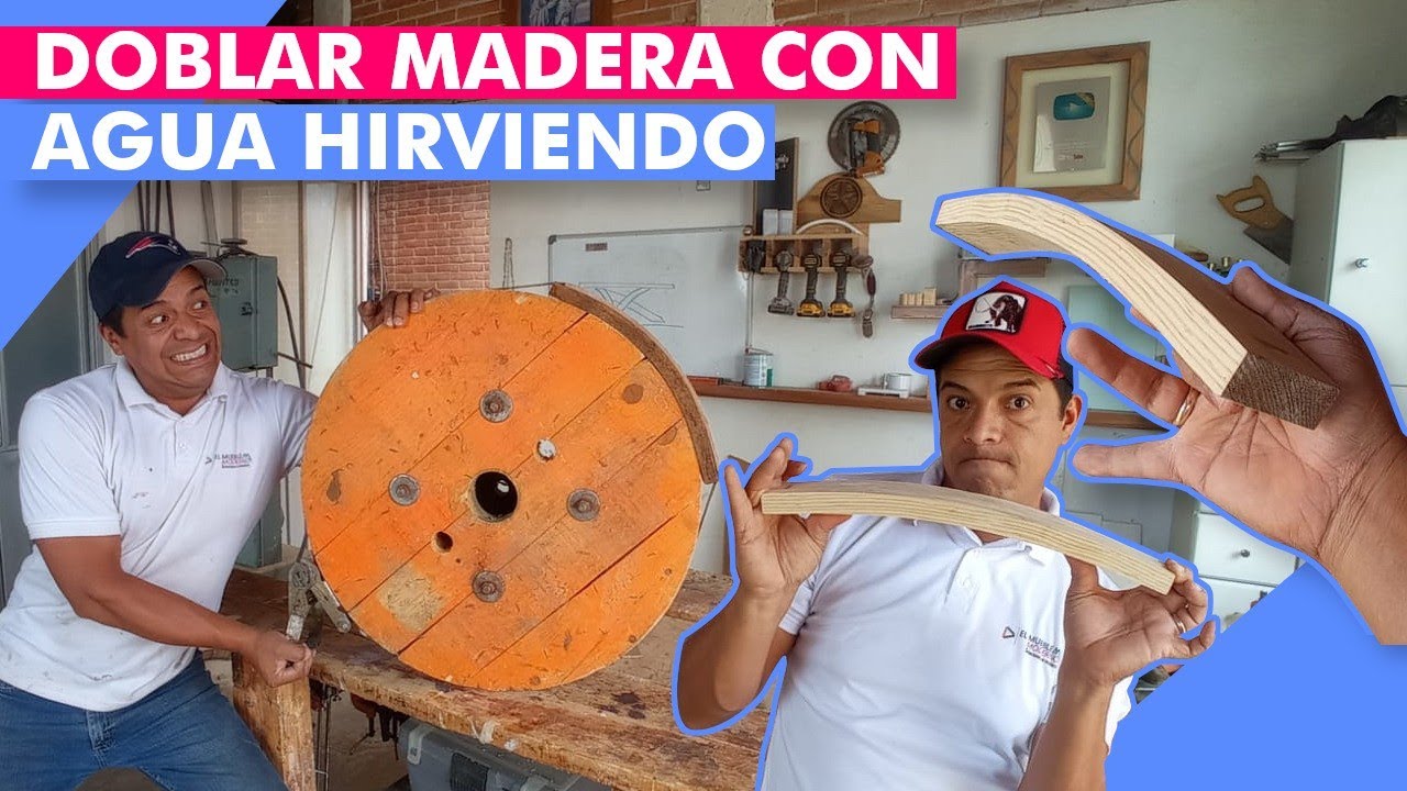 Tecnica Para Doblar Madera con AGUA HIRVIENDO / QUE APRENDIMOS #elmueblemoderno