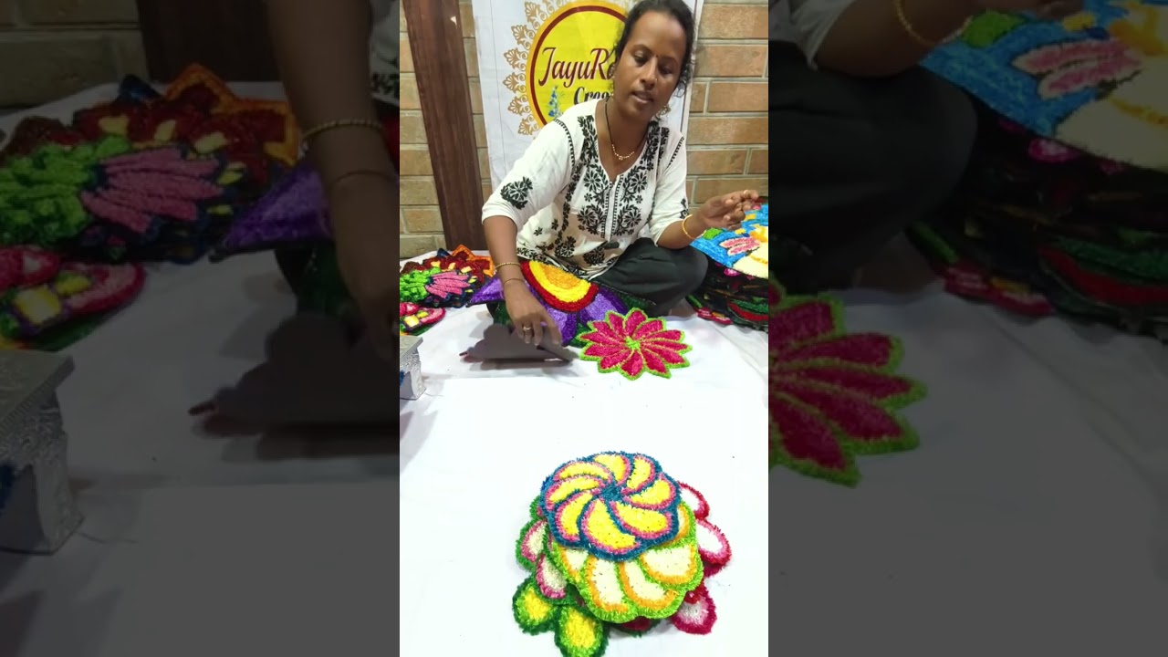 Mat Rangoli Chaurang border, Pooja thali border, umbartha border &2×2 size available wholesale