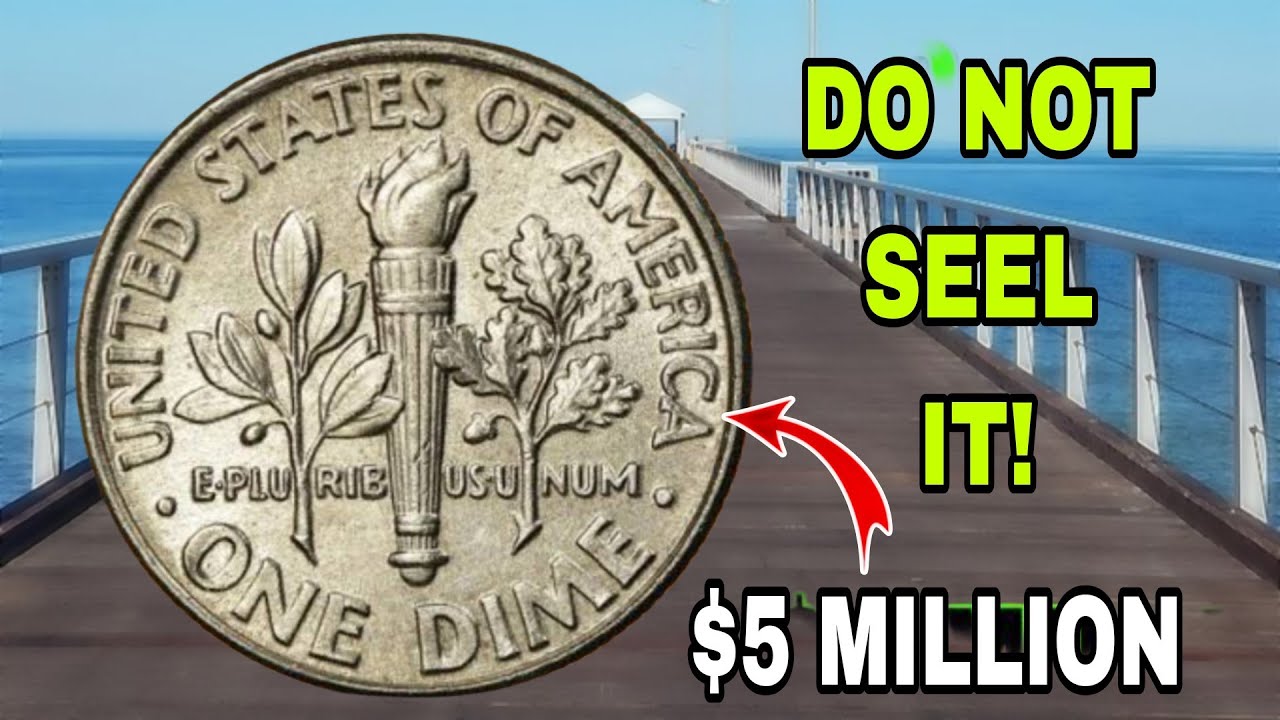 TOP 2 USA One Dime 1996-D 2002 D Most Valuable One Dime Worth UP to $.5,800 Don't spend this!!