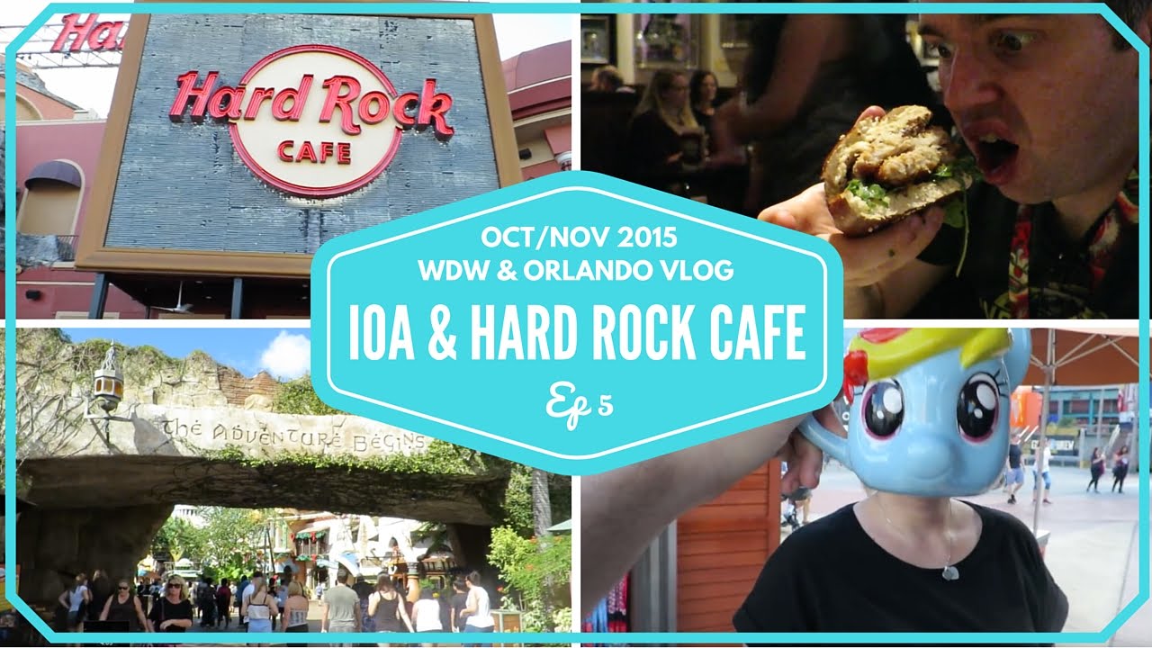 Walt Disney World & Orlando vacation 2015 | Day at Universal Islands of Adventure & Hard Rock Cafe
