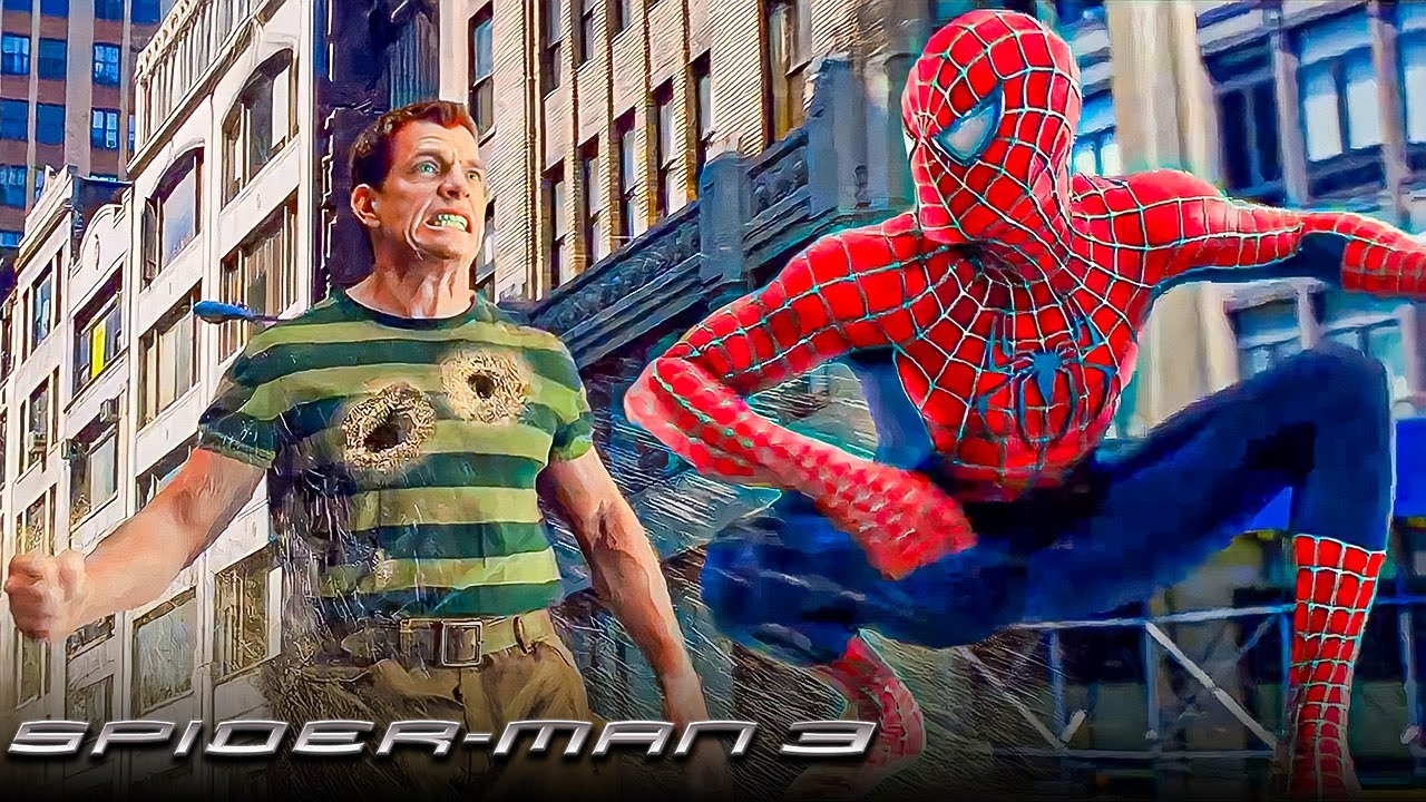 Spider-Man vs Sandman 🔥 जेल से भागे विलेन को मिला खतरनाक सबक | Superhero Action Scene | Spider-Man 3