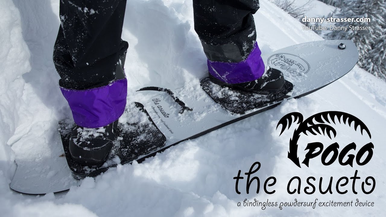 Snowboard without bindings - Pogo Powder Surfer