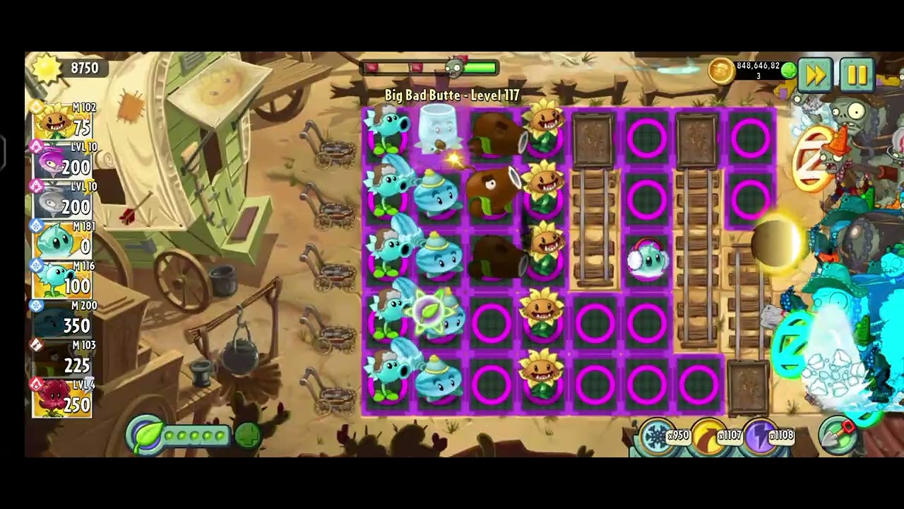 Pvz 2 Big Bad butte lvl 117