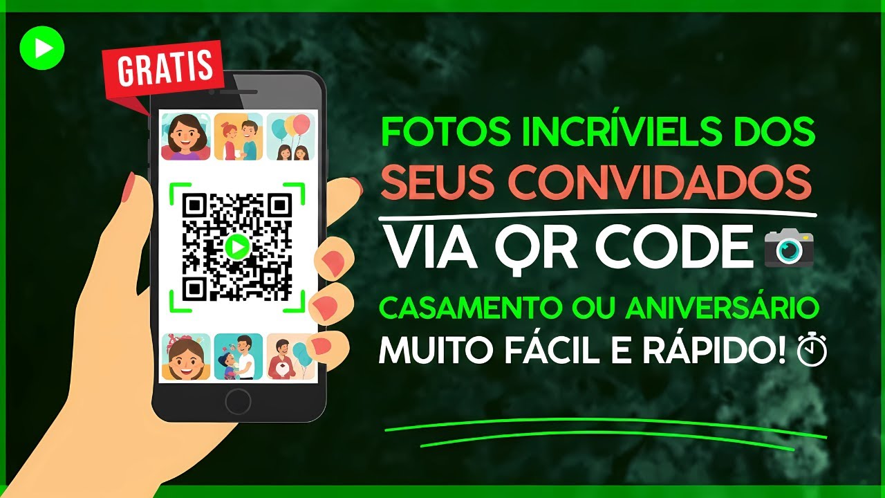 Como Fazer QR Code GRÁTIS para Fotos de Casamento (Upload de Convidados com Google Forms)