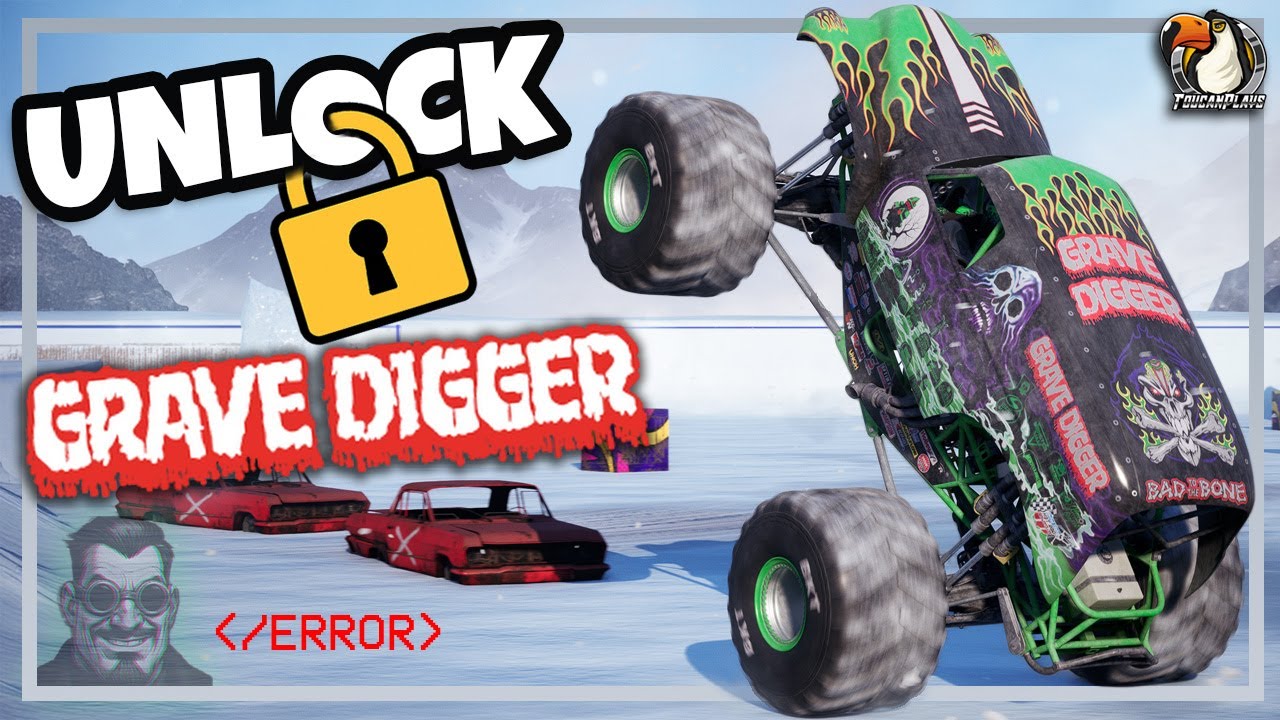 How to Unlock Grave Digger! 🟢 Monster Jam Showdown + Livery Challenges
