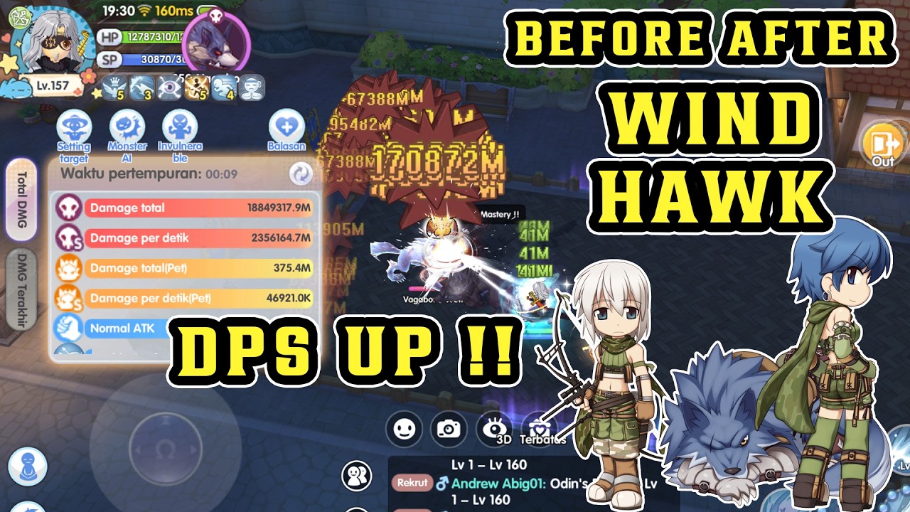 ROX DPS UPDATE BEFORE AFTER WINDHAWK LONGBOW