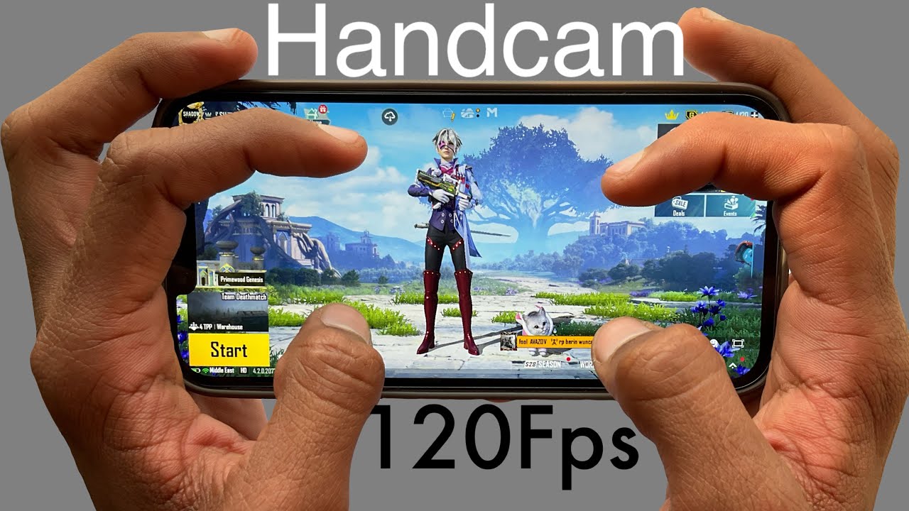 iPhone 13 Pro 120Fps Handcam Test Smooth Gameplay in PubgMobile