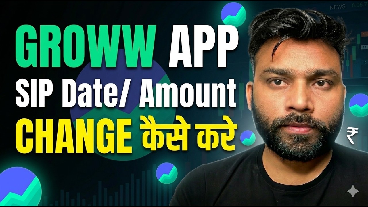 How to Change SIP Date & Amount in Groww App 2026 | Groww App SIP Edit Kaise Kare | Mutual fund SIP