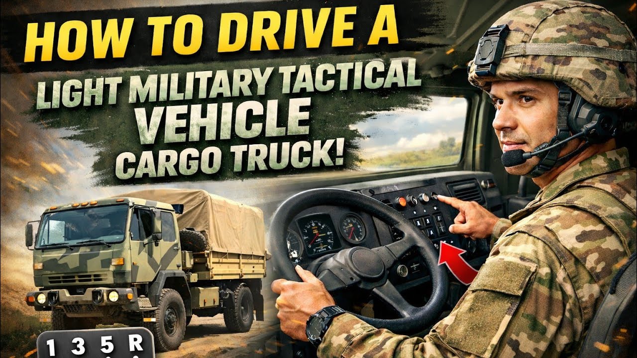 Driving a military tactical vehicle for the first time