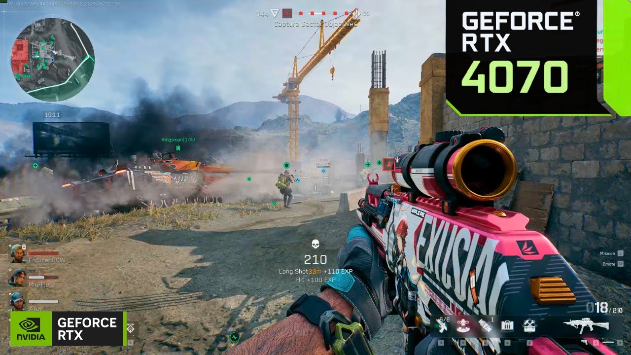 Delta Force Benchmark | RTX 4070 Laptop | 1080p Ultra/Ultimate | DLSS 4 + FG ON